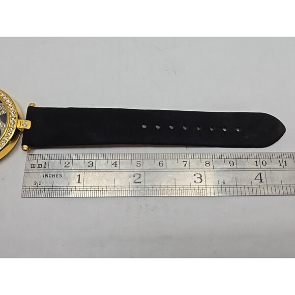 Womens Adrienne Couture Collection Gold Tone Crystal Dial Watch New Battery - Picture 8 of 12